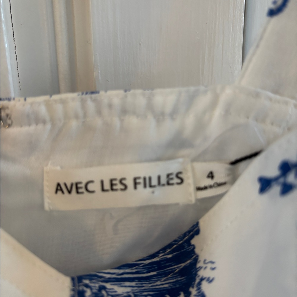 Avec Les Filles Blue Toile Mermaid Sea Creature NWT size 4 - Picture 5 of 6